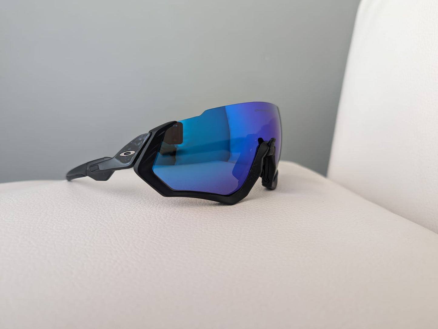 Flght Jacket Black - Blue Lens