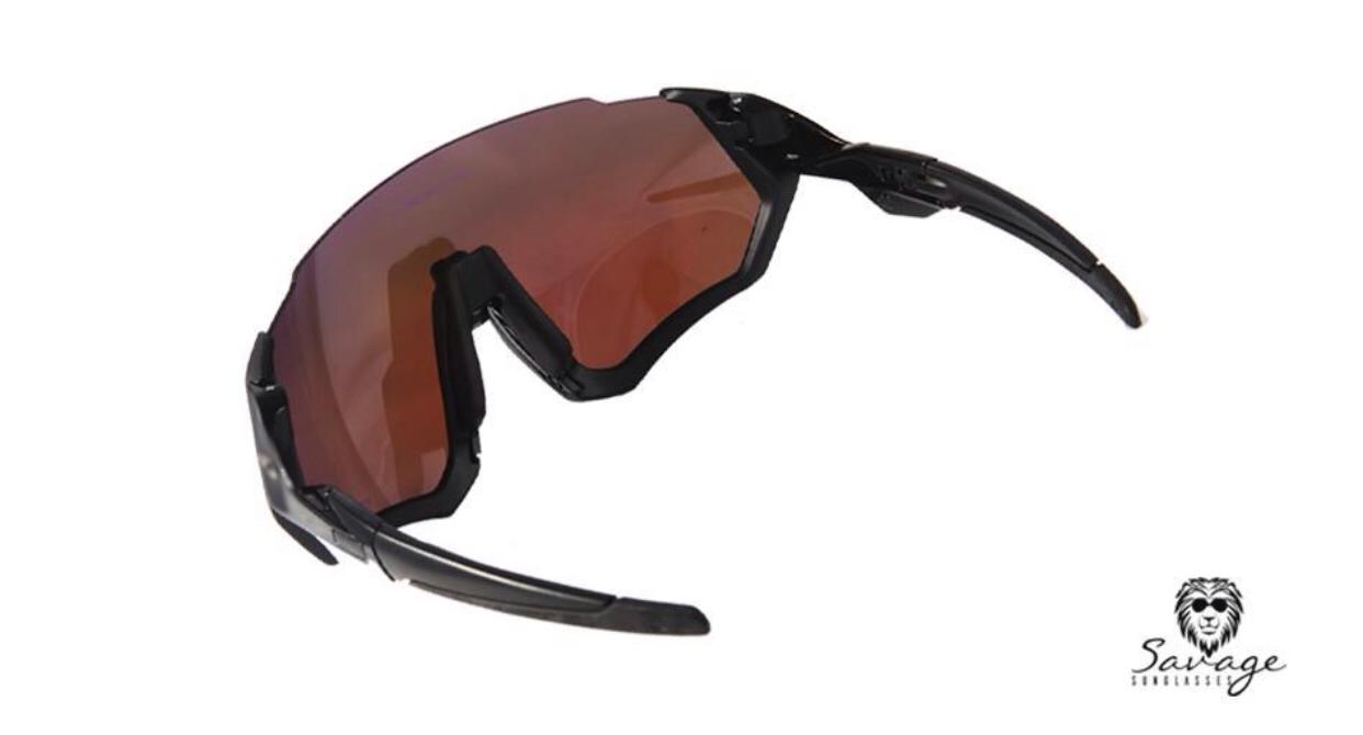 Flght Jacket Black - Blue Lens