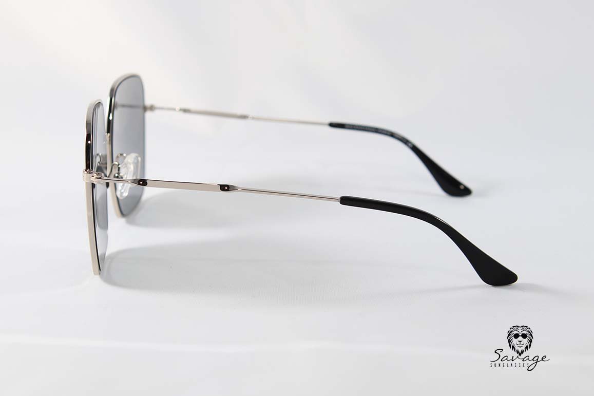 BA 0127-S Black Frame Silver - savagesunglassescol
