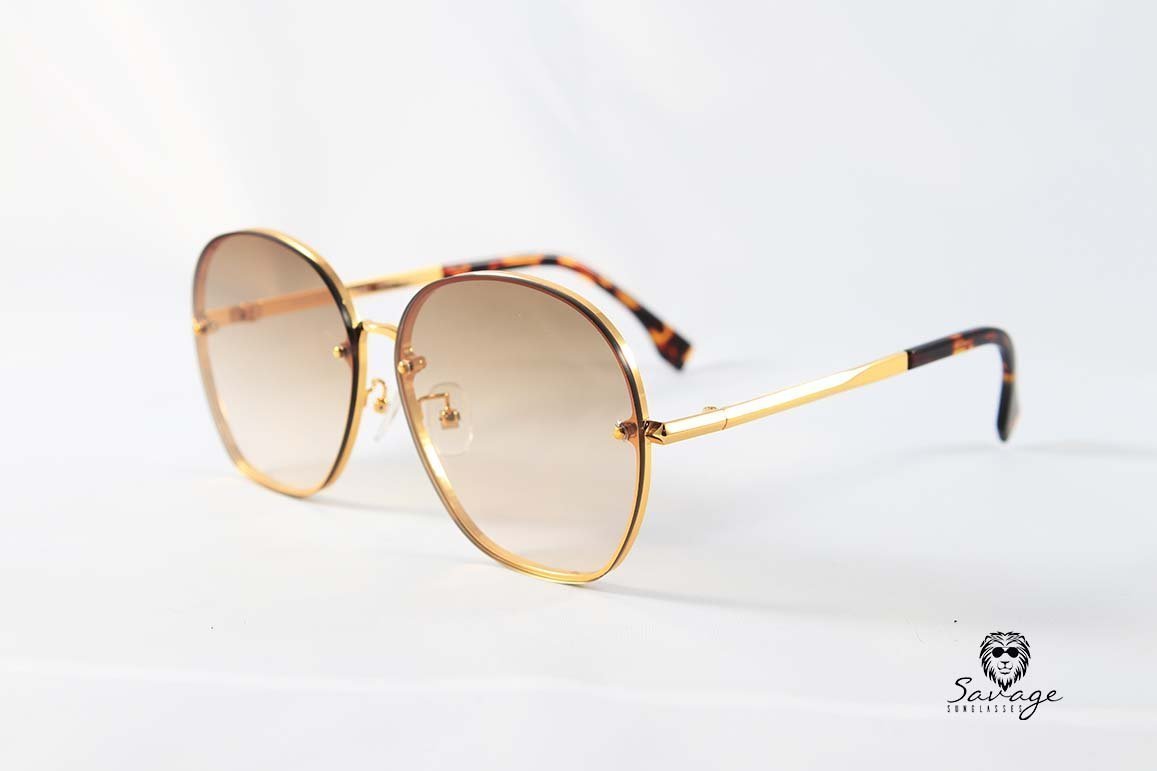Fabulous 0384- Brown Gradient - savagesunglassescol