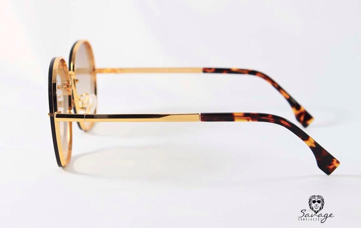 Fabulous 0384- Brown Gradient - savagesunglassescol