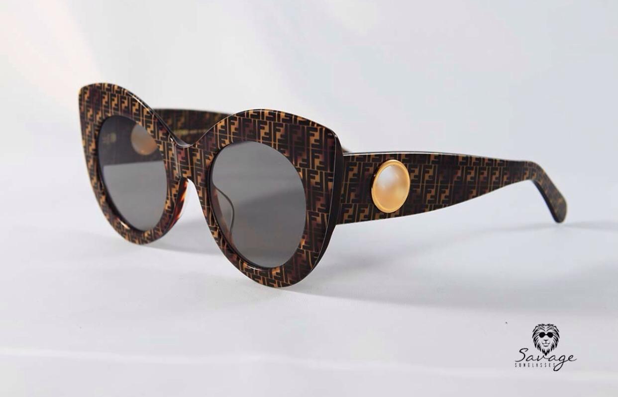 FND 00306- Eye Cat Brown - savagesunglassescol
