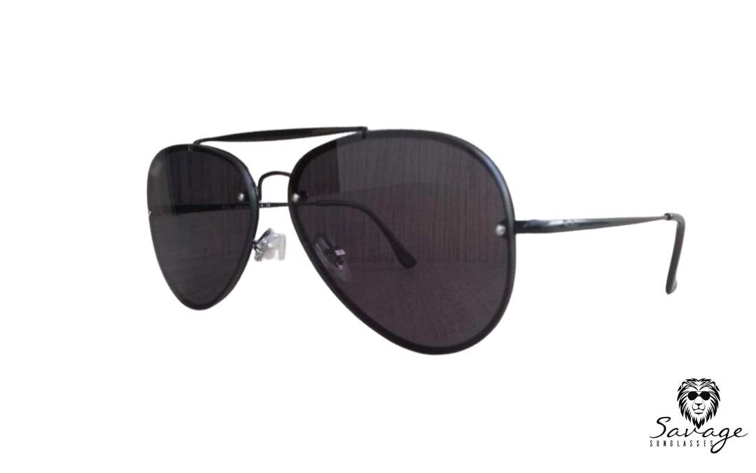 RYBN 35-84 Blaze Aviator Black - Marco Negro - savagesunglassescol