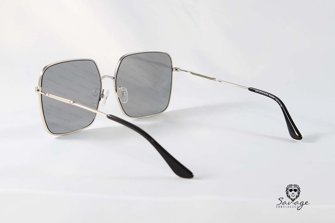 BA 0127-S Black Frame Silver - savagesunglassescol