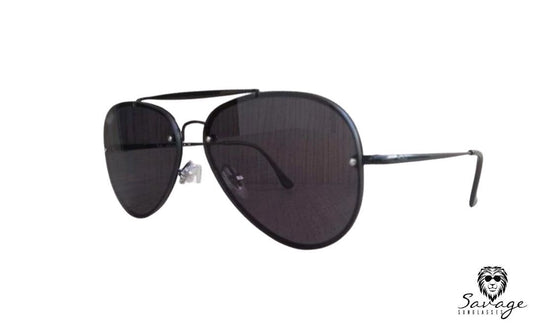 RYBN 35-84 Blaze Aviator Black - Marco Negro - savagesunglassescol